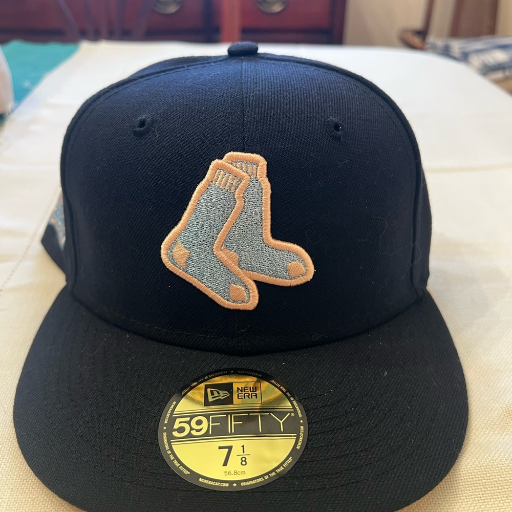 New Era Black 59FIFTY Cap with Embroidered Socks Design